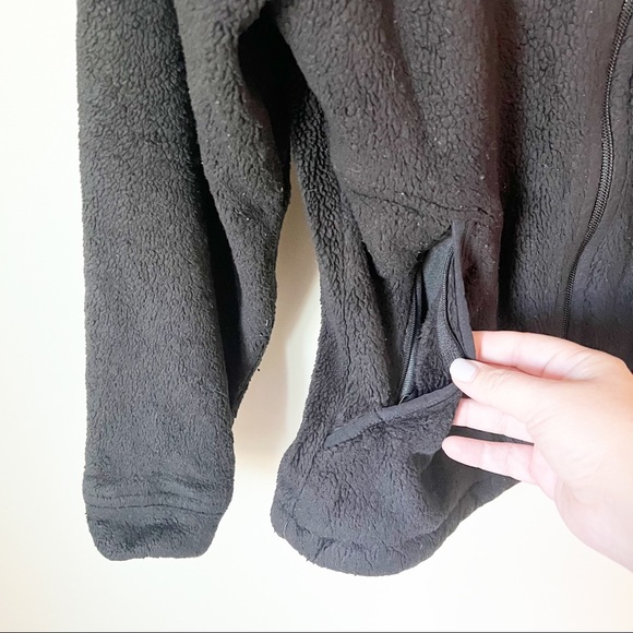 The North Face Oso Hooded Silken Fleece Full Zip Jacket Black S - Picture 6 of 16